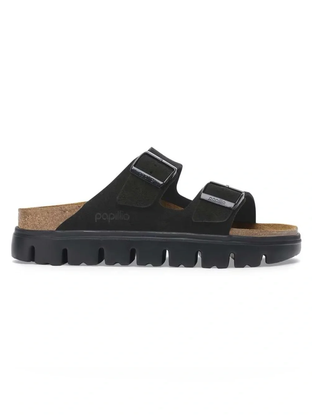 Birkenstock Arizona Chunky in Black Suede - Picture 5 of 9